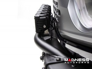 Ford Bronco Bumper Bar Light Kit - Factory Bumper - ZROADZ - Top Mount - w/ 6x3" White LED Pods Ford Bronco Bumper Bar Light Kit - Factory Bumper - ZROADZ - Top Mount - w/ 6x3" White LED Pods